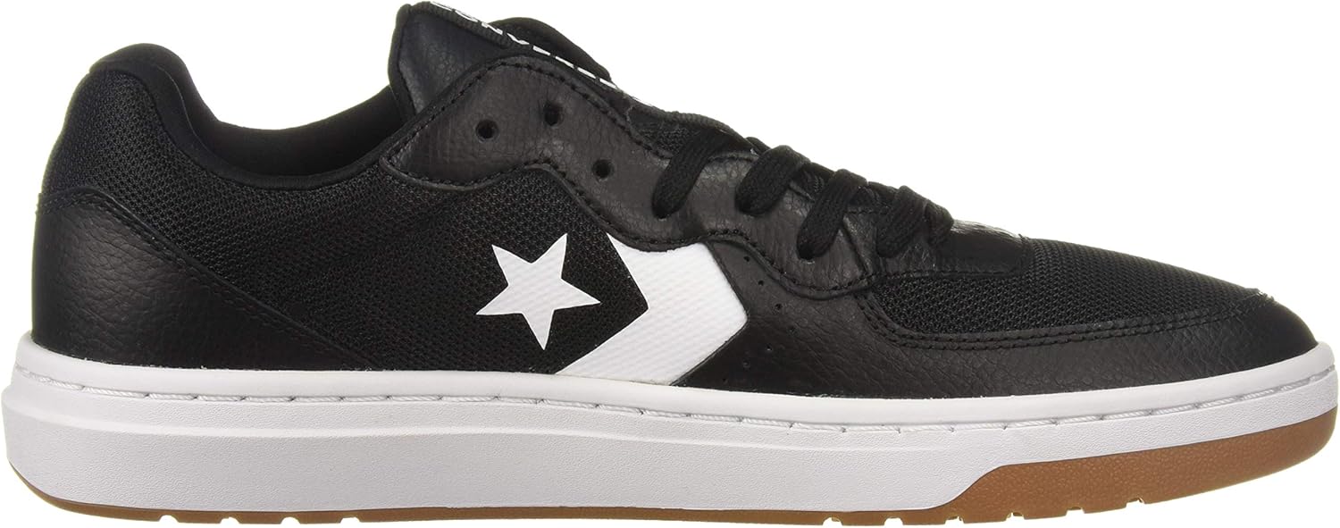 converse ox rival leather trainers