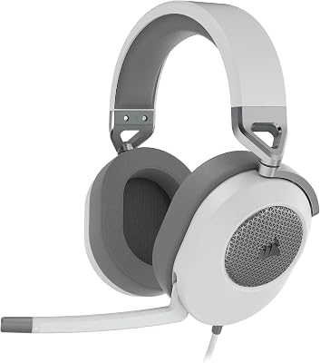 HS65 SURROUND Cuffie Gaming Cablate 7.1 Multipiattaforma – Bianco