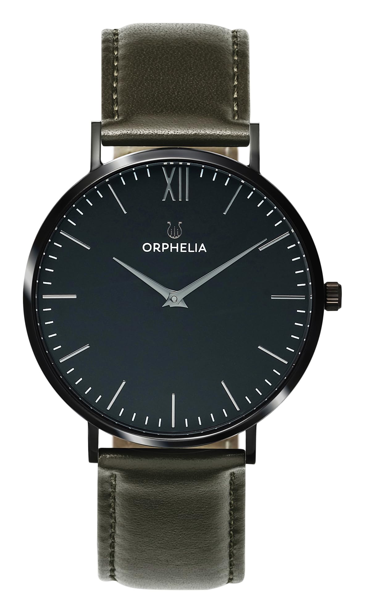 ORPHELIA Mens Quartz Watch, Analogue Classic Display and Leather Strap OR61801