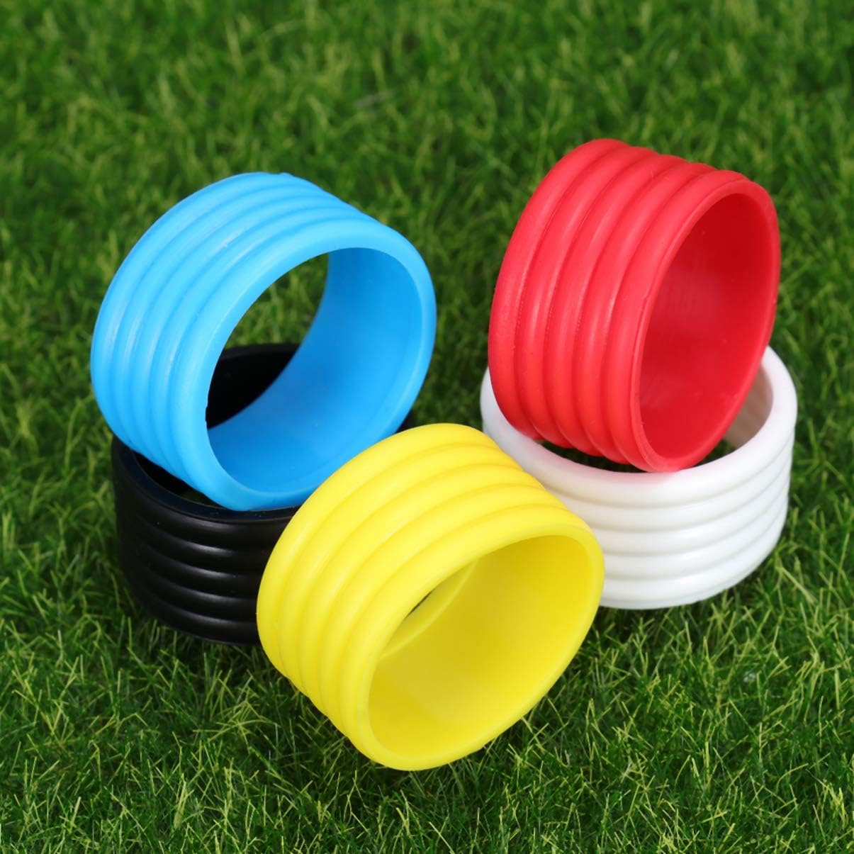 BESPORTBLE 5pcs Tennis Racquet Grips Tennis Racket Grip Band Anti Slip Badminton Tennis Absorbent Overgrip in Place : Sports & Outdoors