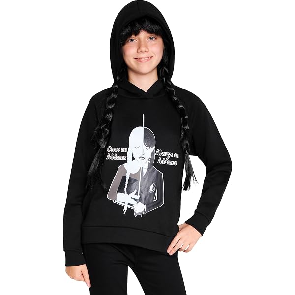 Sudadera Wednesday Addams - Oficial, Estilo Nevermore Academy, Unisex Y Cómoda