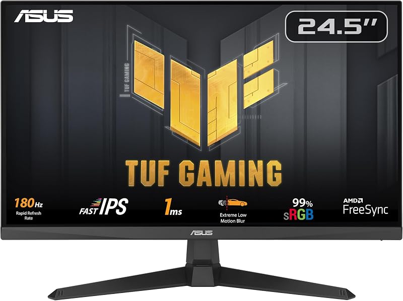ASUS TUF Gaming VG259Q3A 24.5 inch FHD 180Hz Fast IPS ELMB 1ms GTG