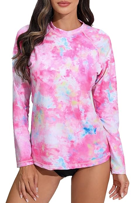 Camiseta Baño Mujer Camiseta De Manga Larga Con Protección Solar