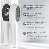 iKeener Red Blue Light Therapy Hair Growth Comb Portable Hair Loss Prevent view 2