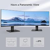 KOORUI 24 Inch IPS FHD 1080p 100Hz PC Monitor HDMI Speakers Adaptive Sync Eye view 4