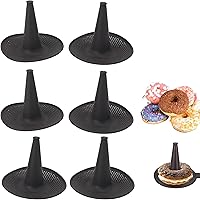 6 Pcs Bread & Donut Silicone Moulds,Donut Pans Set,Baking Cake Mould,Non-Stick Silicone Donut Pans,Pastry Molds for Baking Ba