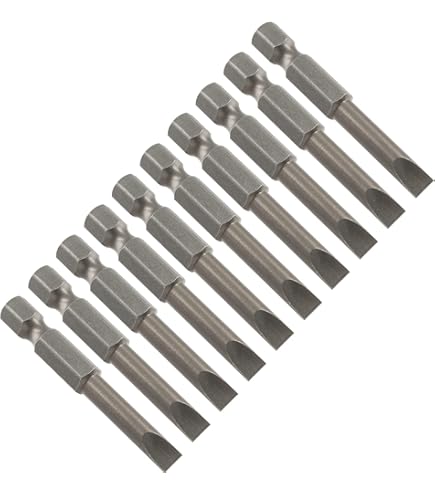 Amazon.com: NACX SL2.5 Slotted Screwdriver Bits, 1/4 Inch Hex