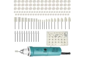 NUFIWRA 120PCS Polishing Buffing Wheels for Dremel Tool Accessories, 1/8" Shank Rotary Polishing Kit for Metal, Jewelry, Wood, Watches, Plastic, Glass & DIY Restoration