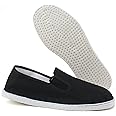 Martial Art Cloth Shoes Kung Fu Tai Chi Cotton Sole Canvas Shoes Black