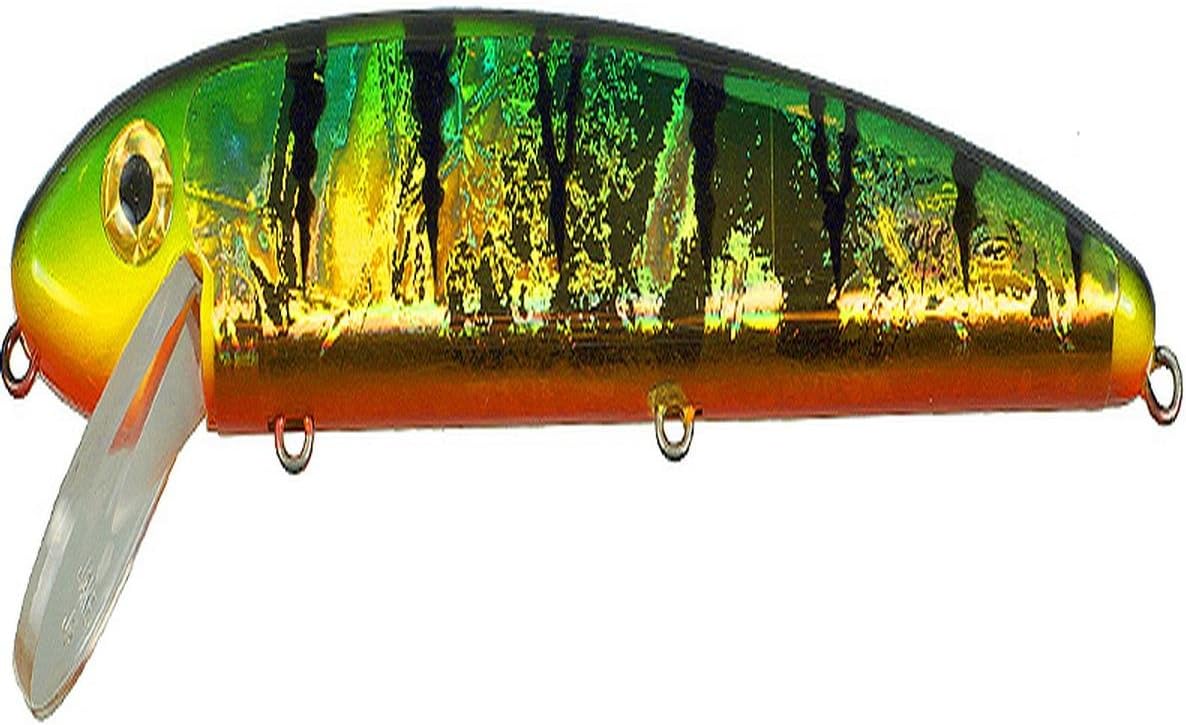 Musky Mania Jake, Big Flash Fire Perch, 6-Inch