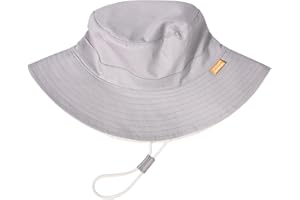 BUCAUM Baby Sun Hat for Boy Girl Toddler Summer Bucket Hat,Kids Sun Protection Beach Cotton Baby Hats