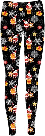 plus size snowman leggings