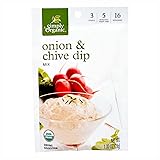 Simply Organic Onion & Chive Dip Mix, Certified