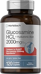 Horbäach Glucosamine HCL | with Hyaluronic Acid