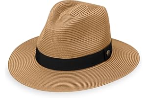 Wallaroo Hat Company Men’s Palm Beach Fedora Sun Hat – UPF 50+, Modern, Adjustable, Packable, Designed in Australia