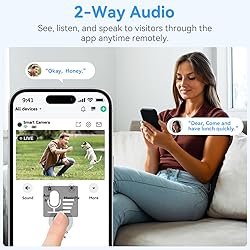 Thybro Magnetic Security Camera Wireless - 2K HD