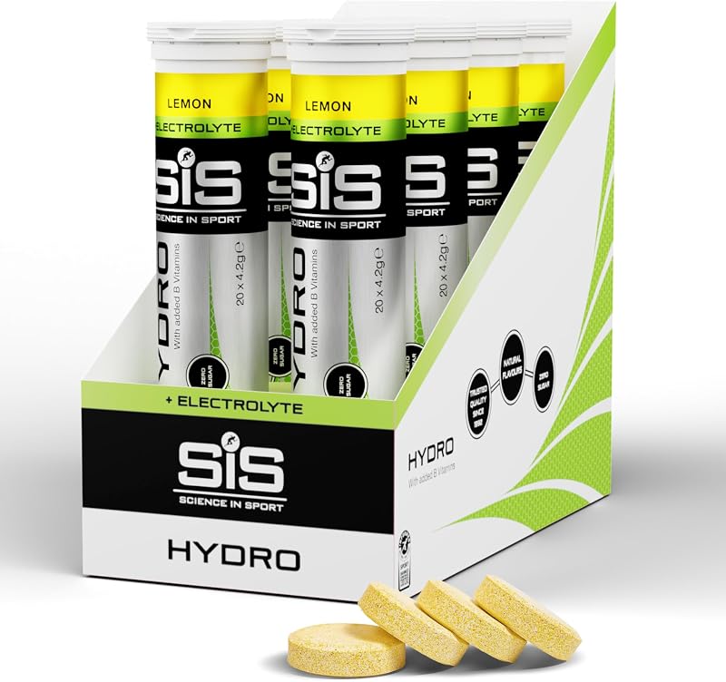 Science in Sport Hydro Electrolyte Tablets Lemon 160 pcs Vegan Gluten Free