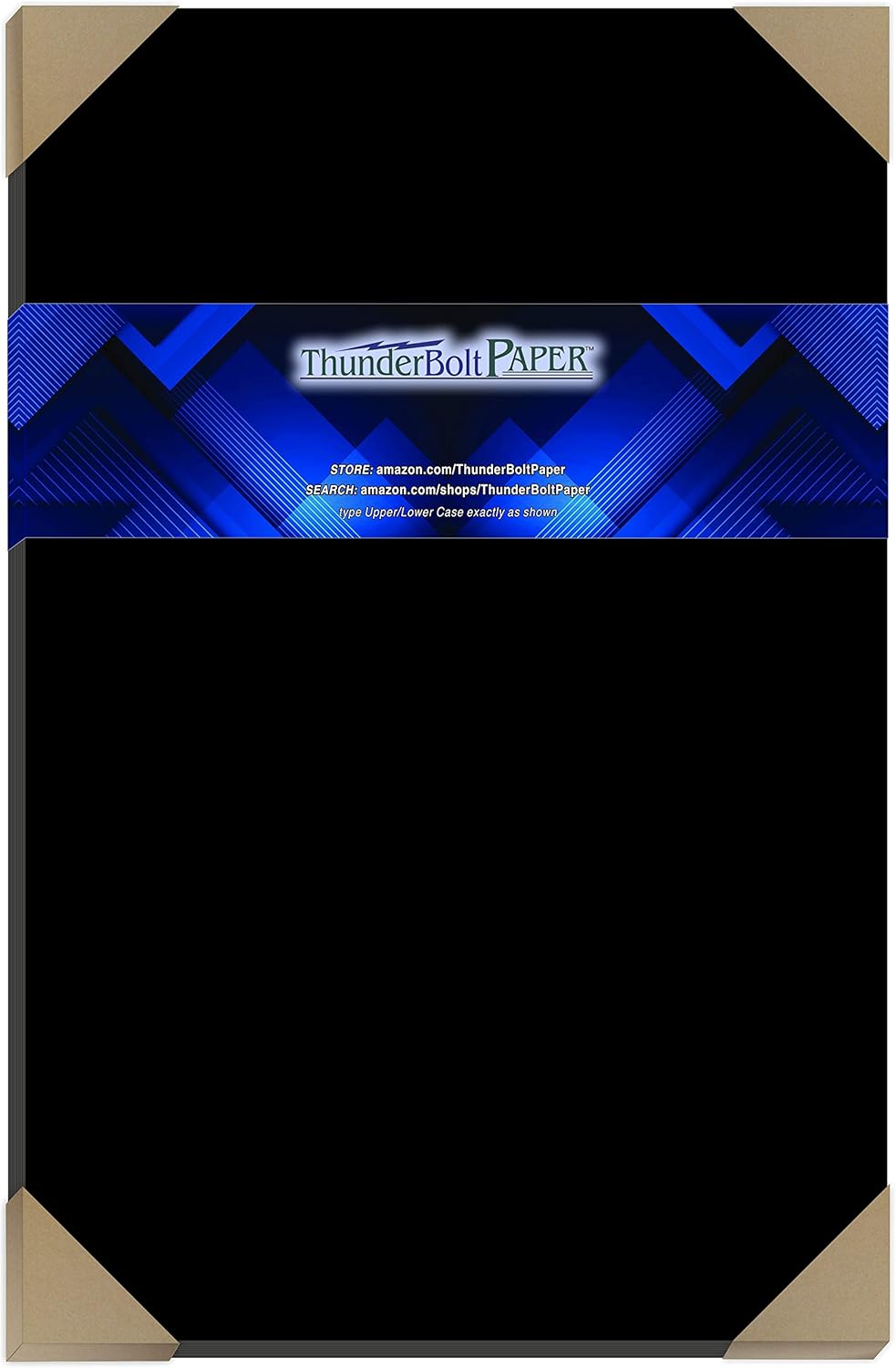 20 Dark Black Smooth Card Sheets - 100# - 11" X 17" (11X17 Inches) Tabloid|Ledger|Booklet Size - 100 lb/pound Cover Weight Fine Paper for Quality Results on a Smooth Finish : Office Products