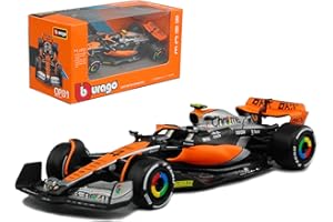 Generic Bburago 1/43 Scale Model Car 2023 MCL60#4 F1 Lando Norris Diecast Model Car Racing Car Collection Gift 38087