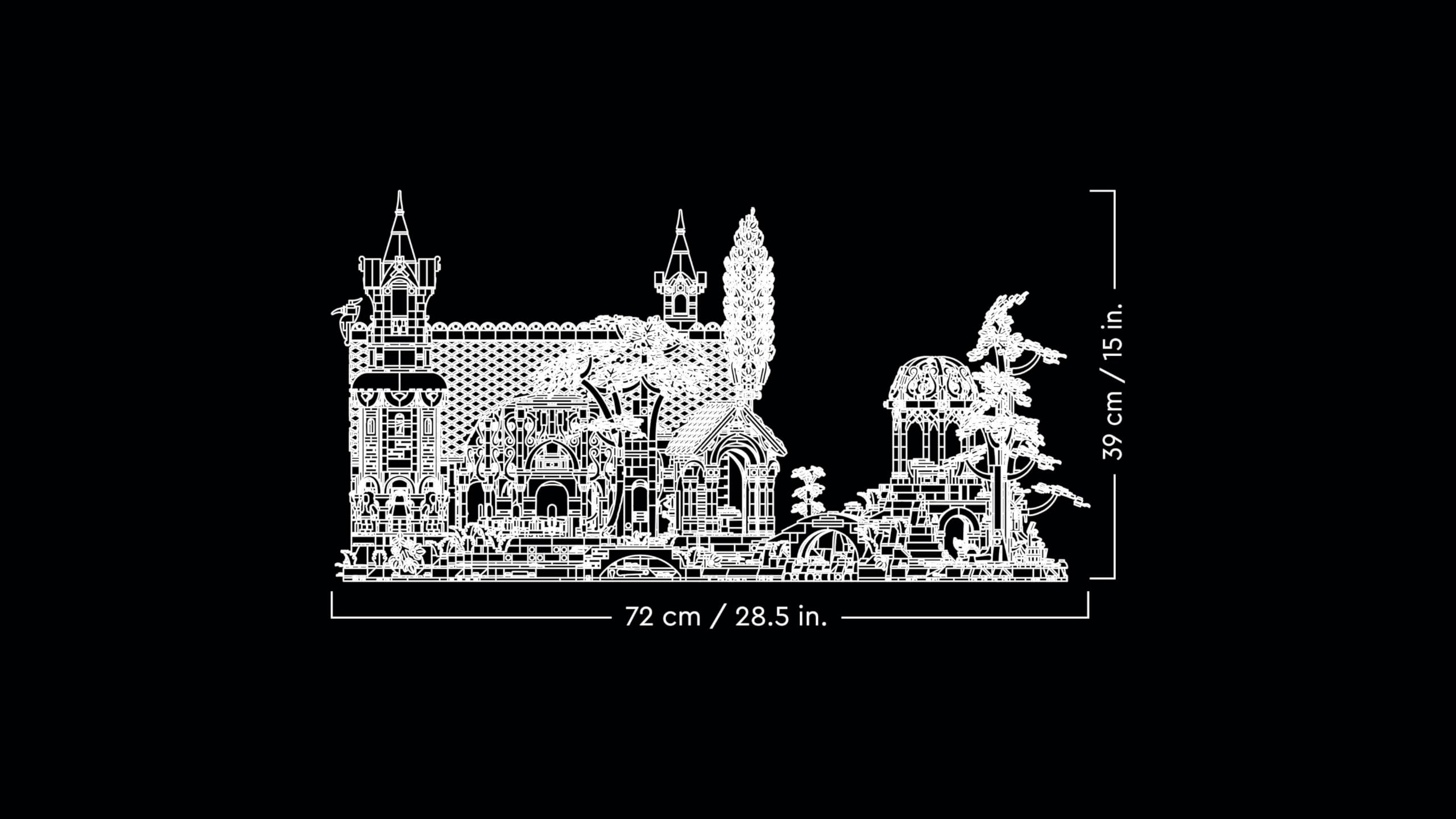 LEGO Icons Der Herr Der Ringe: Bruchtal - Modellbau für Erwachsene - Kreatives Spielzeug mit 15 Minifiguren mit Gandalf, Legolas, Aragorn & Frodo - Kontruktionsspielzeug zum Sammeln - 10316 7