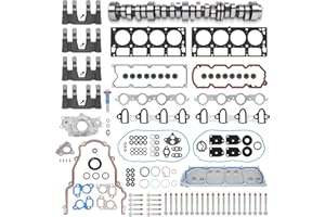 WANGSHENG 5.3 NON AFM DOD Disable Kit with Camshaft, Lifters, Head Gasket Set, Valley Cover Plate & Oil Pump, Fit for 2007-2013 Chevy Silverado 1500/Tahoe, GMC Sierra/Yukon 5.3L V8 Engine