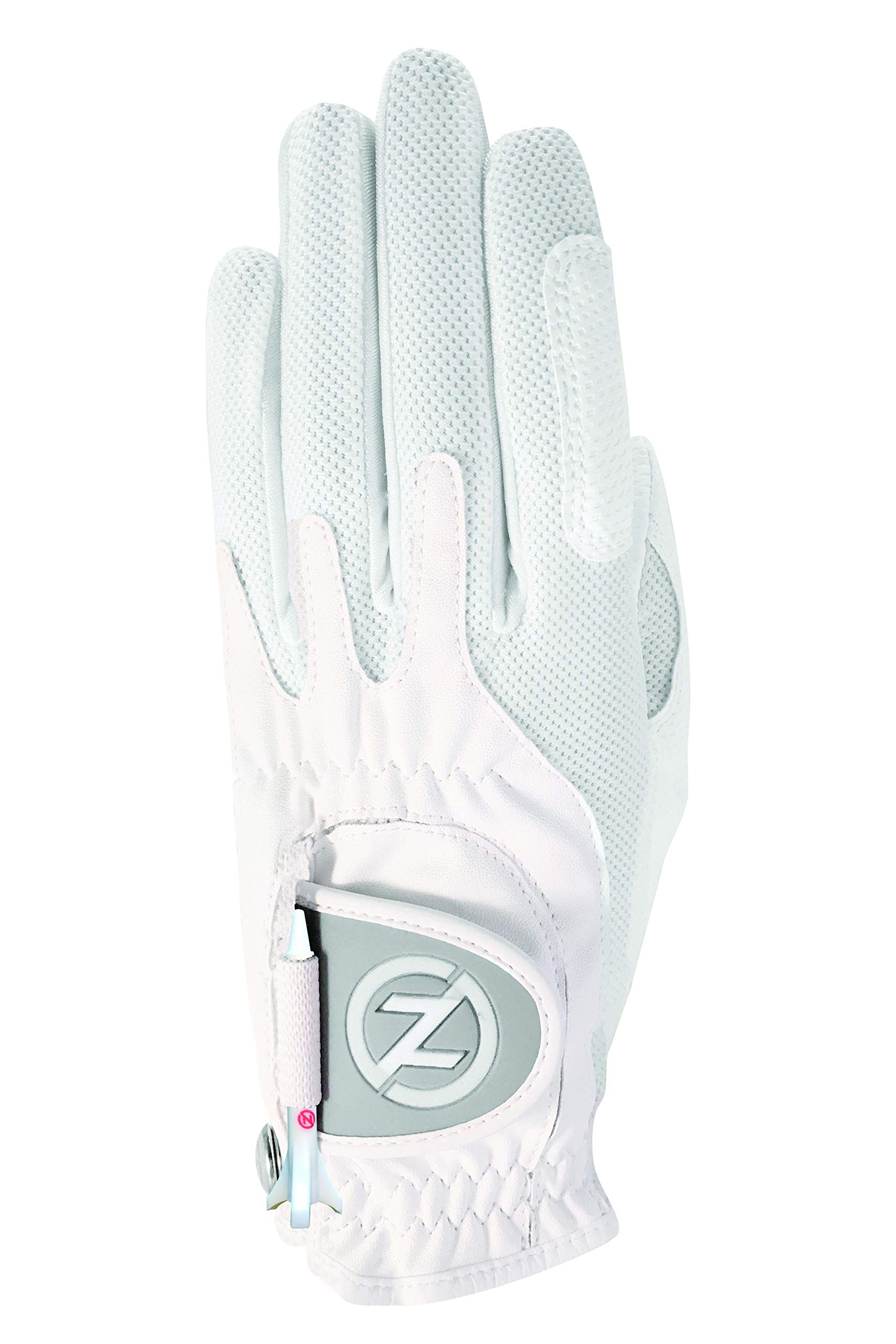 Zero Friction Ladies' Compression-Fit Synthetic Golf Gloves, Universal Fit One Size