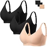 habibee Bra for Women No Underwire Comfort Seamless Bras Push Up Wireless Bras Full Coverage Bralettes, Bra Extender