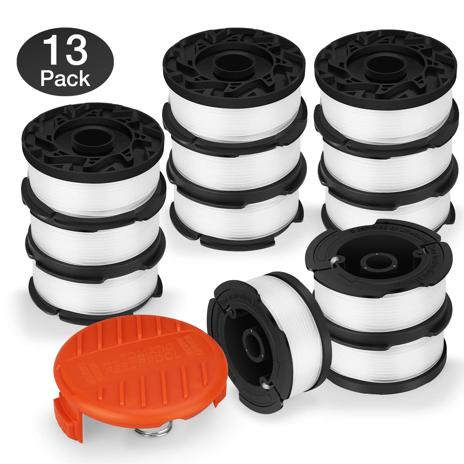 Eventronic Line String Trimmer Replacement Spool, 30ft 0.065'' Autofeed