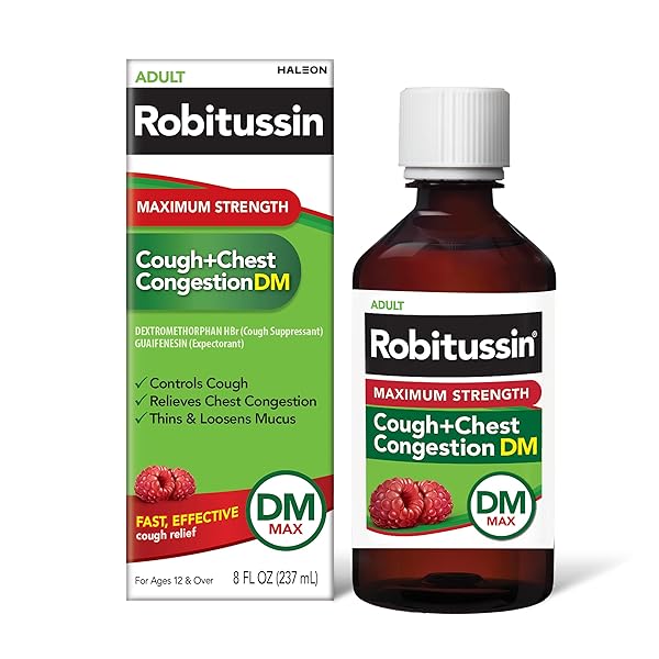 ROBITUSSIN ADULT MAXIMUM STRENGTH COUGH + CHEST CONGESTION...