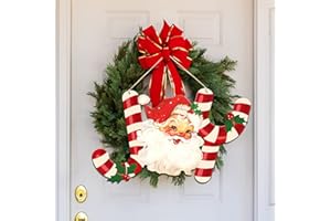 GREHUMOR Christmas Joy Wood Signs Vintage Christmas Joy Letters Wood Sign Rustic Wooden Joy Wall Decor Xmas Front Door Ornament Santa Claus Hanging Sign for Christmas Decoration House New Year Winter (Red)