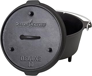 Camp Chef 10" Cast Iron Deluxe Dutch Oven (DO-10)