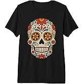 Cinco De Mayo Vibrant Sugar Skull Design Premium Tri-Blend T-Shirt
