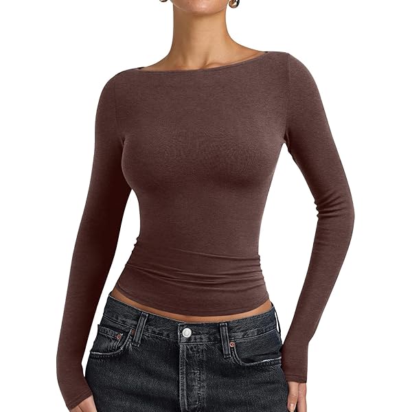 トップス Olde steader Y Neck Long Sleeve 36b2793a-455f-43e6-b55f-