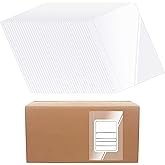 500 Pack 6'' x 9'' Clear Adhesive Packing List Envelopes Pouch Shipping Label Envelopes for Shipping Label Mailing Bag Box