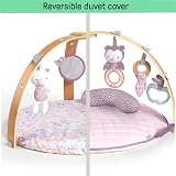 Ingenuity Cosy Spot Reversible Duvet Activity Gym Pink Calla 6 Toys view 4