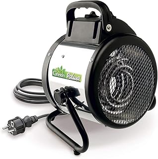 Bio Green Elektrogebläseheizung Palma manuell, silber/schwarz, 2000 Watt