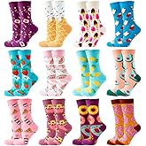 GLCMXMART Fun Socks for Women, Novelty Funny Crazy Cool funky Socks, Food Animal Cute Gifts for Women Girl