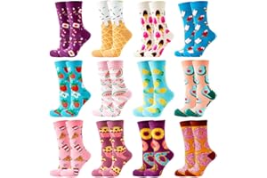 GLCMXMART Fun Socks for Women, Novelty Funny Crazy Cool funky Socks, Food Animal Cute Gifts for Women Girl