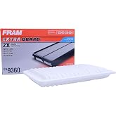 FRAM CA9360 Extra Guard Engine Air Filter | Fits 2002-2011 Toyota Camry 2.4L; 2008-2013 Highlander 3.5L; 2004-2006 Sienna 3.3L; 2007-2010 Sienna 3.5L