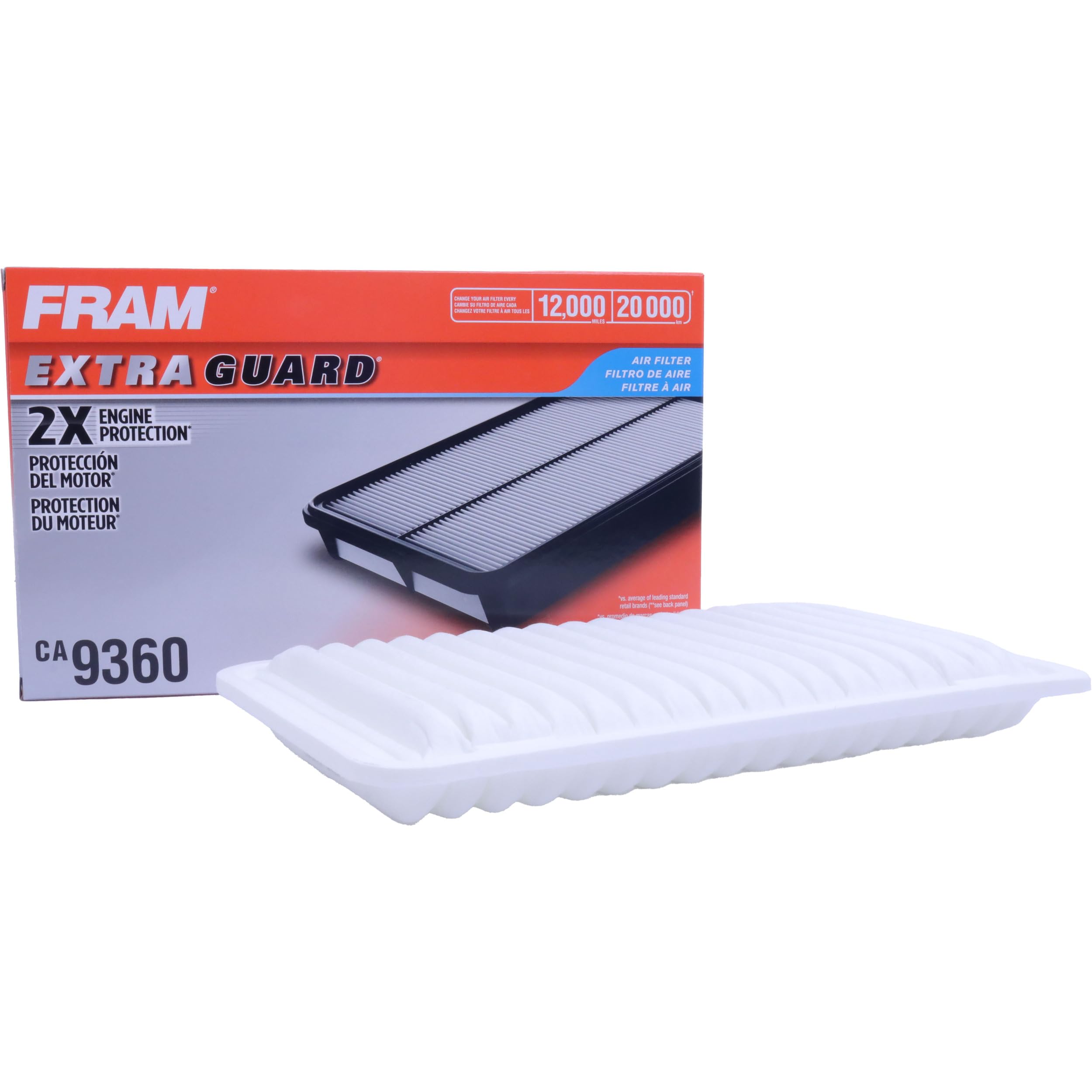 Photo 1 of FRAM Extra Guard Air Filter, CA9360 for Select Lexus and Toyota Vehicles