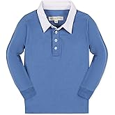 Hope & Henry Boys' Long Sleeve Rugby Polo Shirt
