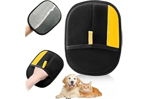 Keoshiga Pet Hair Remover, Pet Hair Removal Glove, Electrostatic Pet Hair Remover Gloves Pet Hair Removal for Cat & Dogs, Reusable Pet Hair Remover Glove