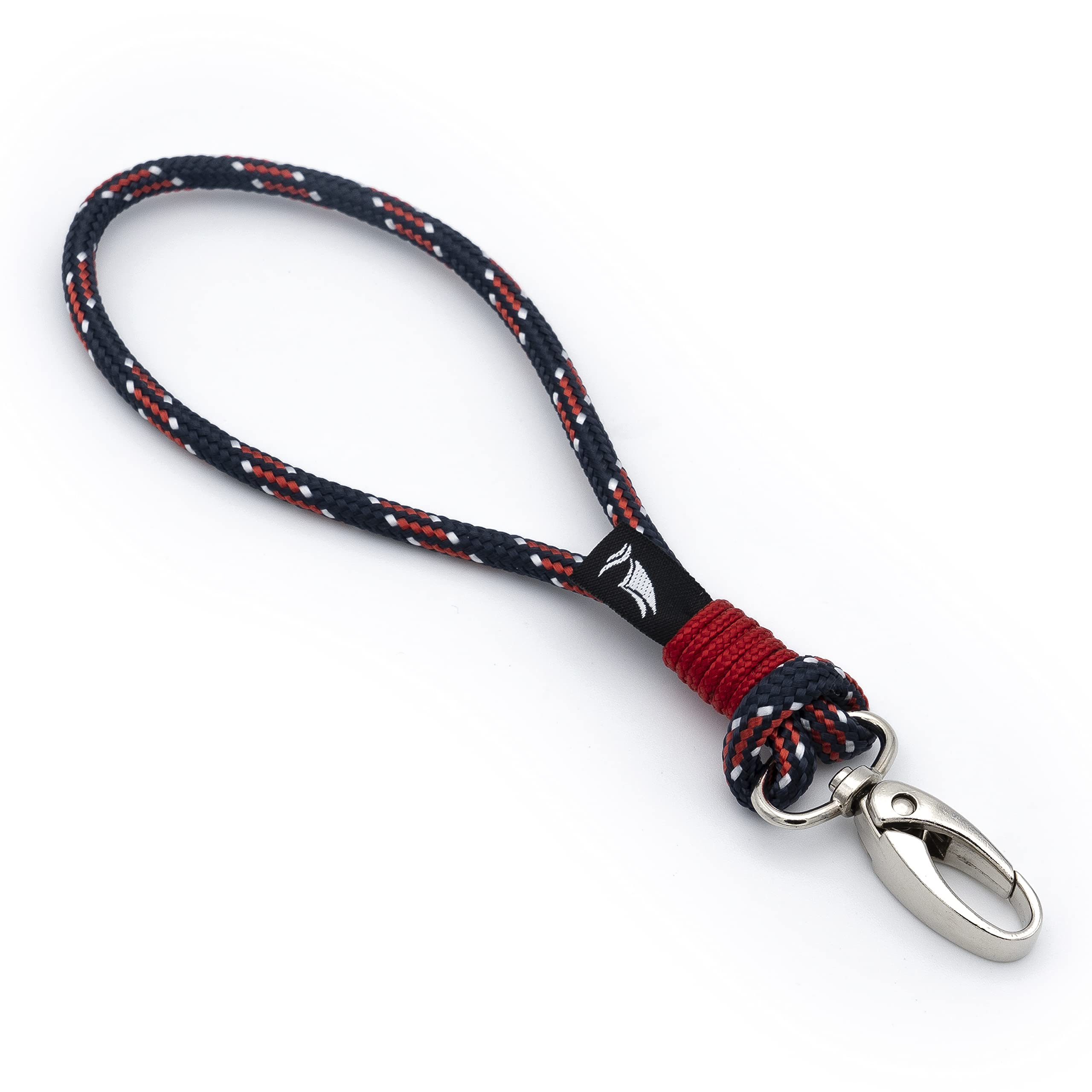 Wind Passion - Nautical Braided Paracord Keychain - Sturdy & Waterproof Unisex Adults Keychain - Victory Blue