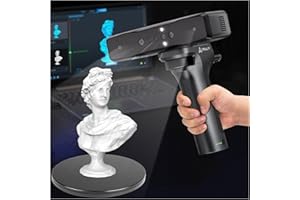 Creality Otter Lite Wireless 3D Scanner, Handheld High Precision 0.05mm 3D Scanner for 3D Printing, 30fps Real-Time Scanning, All-Size Compatibility (20mm³ to 2000mm³), Wi-Fi & Mobile Control