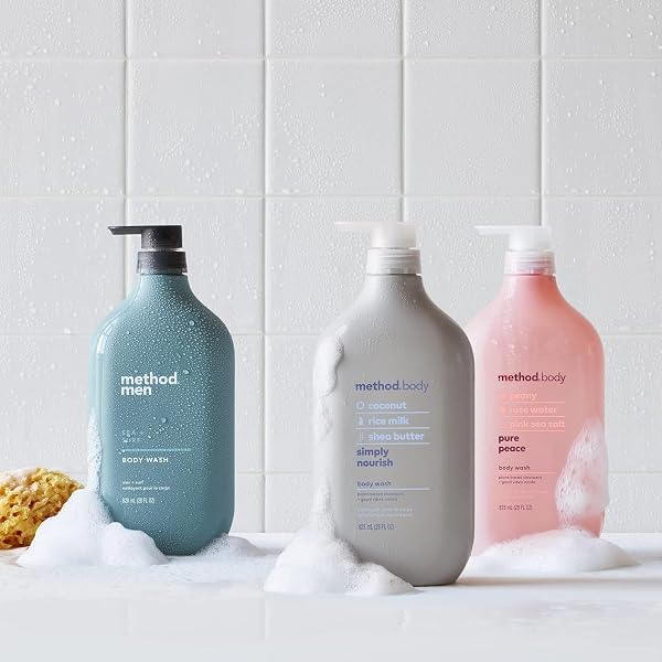 METHOD BODY WASH, PURE PEACE, PARABEN AND PHTHALATE FREE, 28 OZ (PACK OF 1)