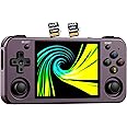 RG353M Handheld Game Console Aluminum Alloy CNC Support Dual OS Android 11+ Linux, 5G WiFi 4.2 Bluetooth 3.5 Inch IPS Multi-Touch Screen 64G TF Card 4420+ Classic Games
