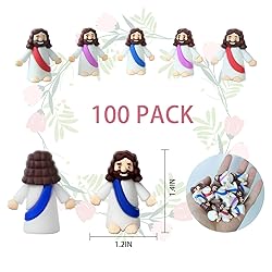 AKFAHOIF Mini Jesus Figures, Set of 100pcs Action