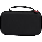 RED by Kiss Men Grooming Portable Organizer BagTravel Pouch (Black) Organize Shaver Trimmer Clipper Hair Comb Convenient Mesh Inner Pocket, Hard Zipper, Handle, Water Resistant Exterior