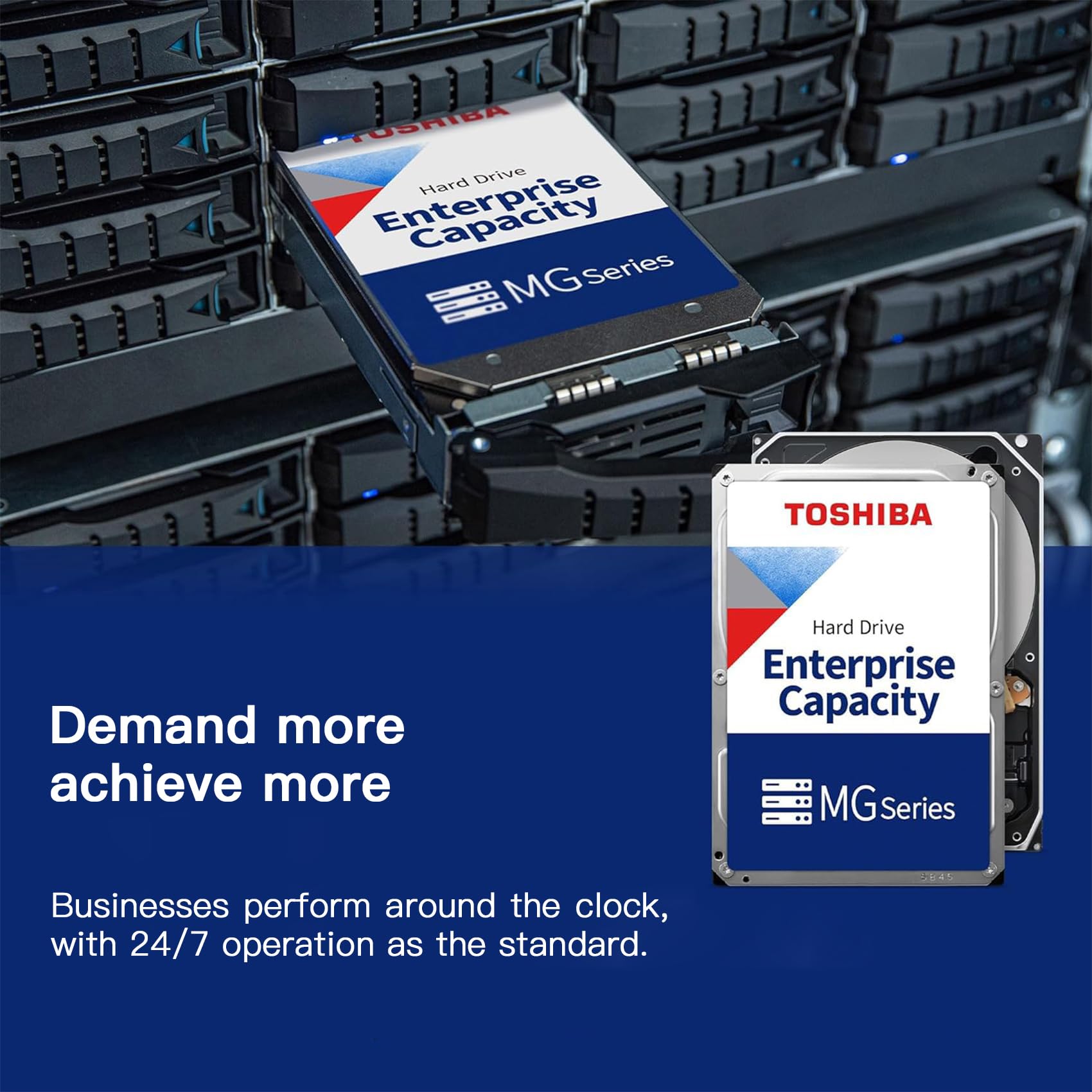 Toshiba MG09 MG09ACA16TE 16 TB Hard Drive - 3.5 Internal - SATA [SATA/600] - Conventional Magnetic Recording [CMR] Method