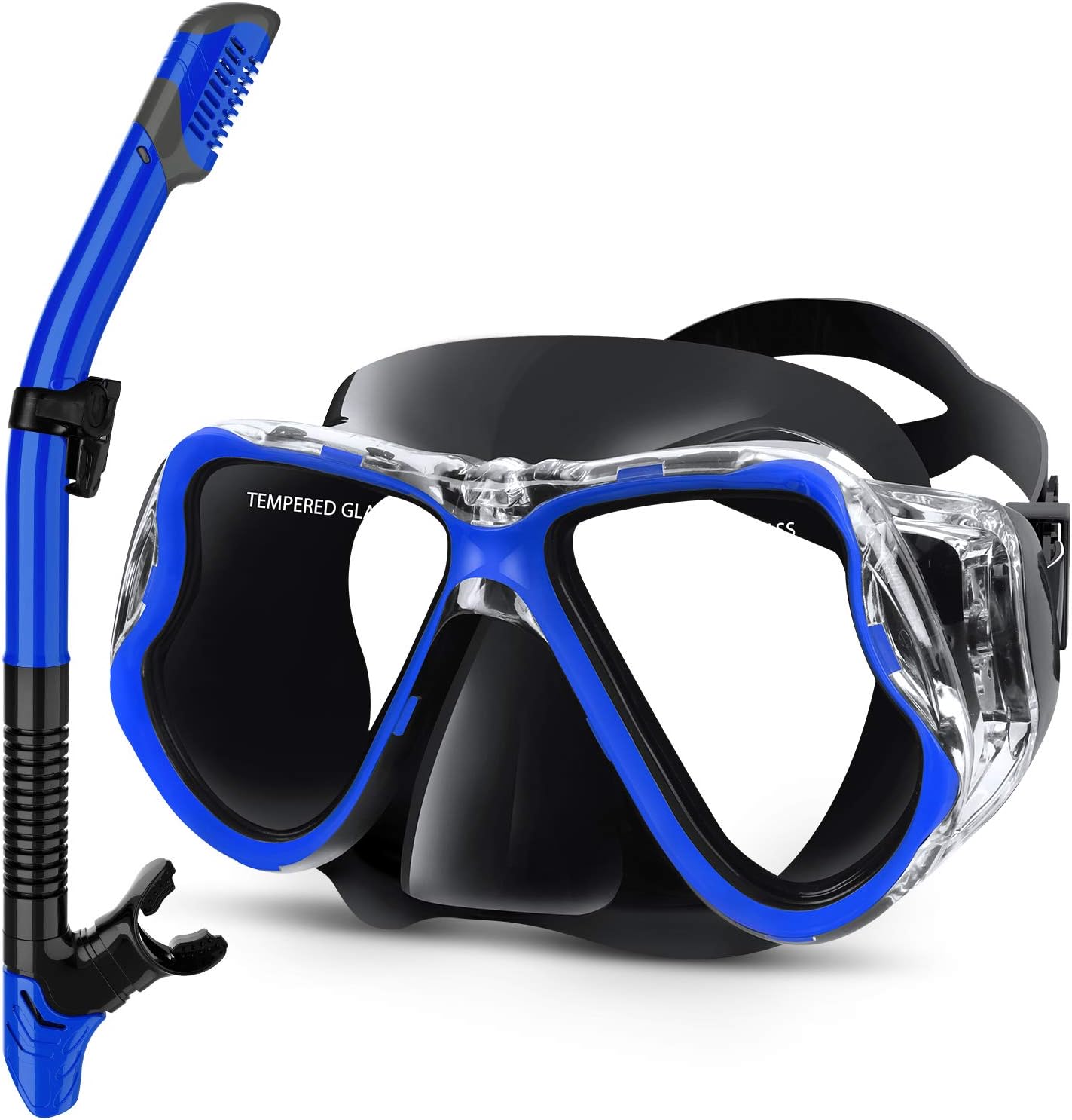 Gintenco Masque Snorkeling avec Tuba Plongée Masque de Plongée Réglable